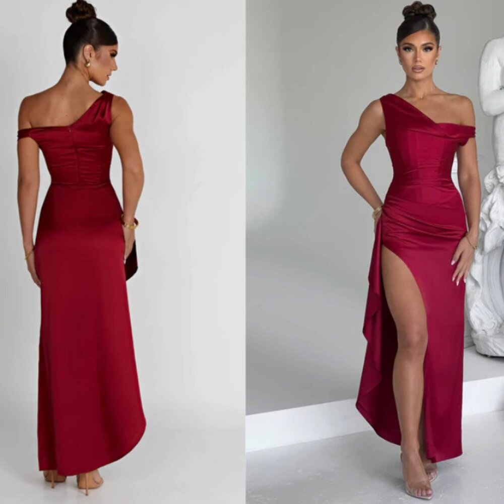 Juliene Maxi Dress - Wine
